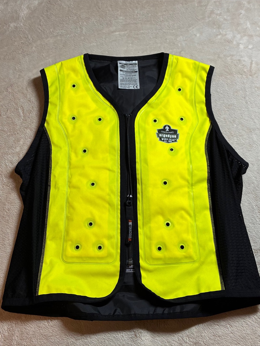 Ergodyne Chill-Its 6685 Cooling Vest Hi Vis Utility Workwear Mens XXL Technical